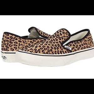 Brand New Womens Slip-On Vans (Mimi Leopard Print) Size 7